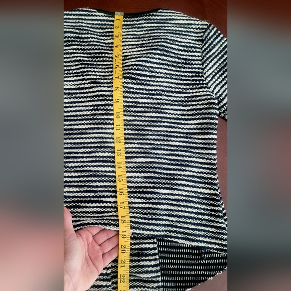 Avec Les Filles Jacket - TweedKnit Faux LeatherTrim - Picture 5 of 8